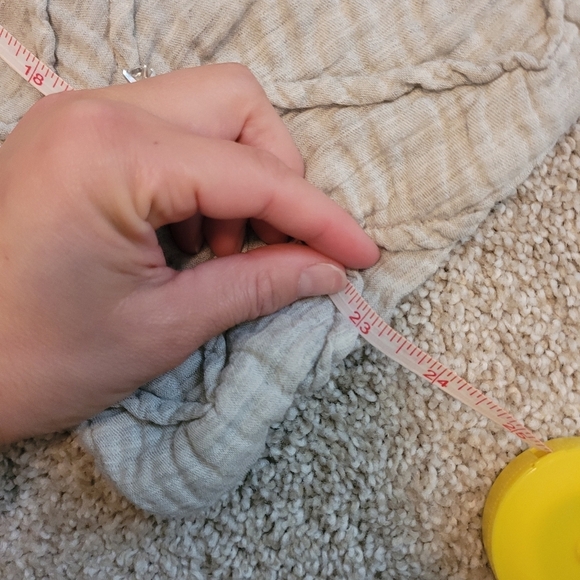 Anthropologie Textured Cheveron Grey Sham - Picture 9 of 9